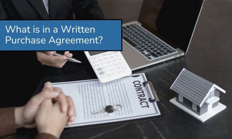 What is Included in a Written Purchase Agreement?