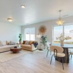 living room in Canal Landing home